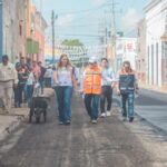 Reparación de calles mejora infraestructura urbana en Mérida